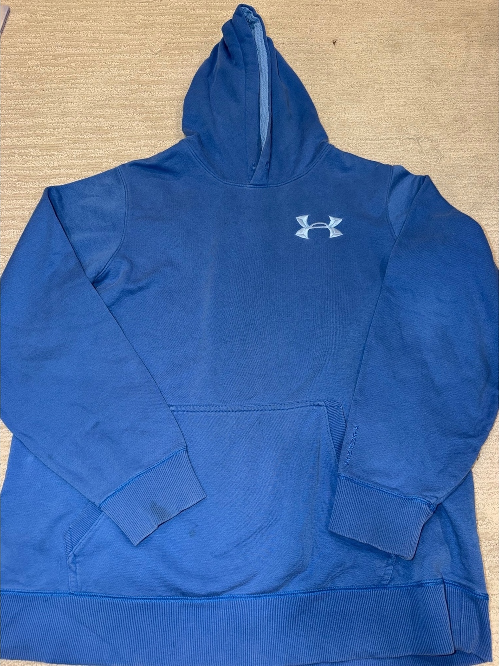 Under Armour blue hoodie